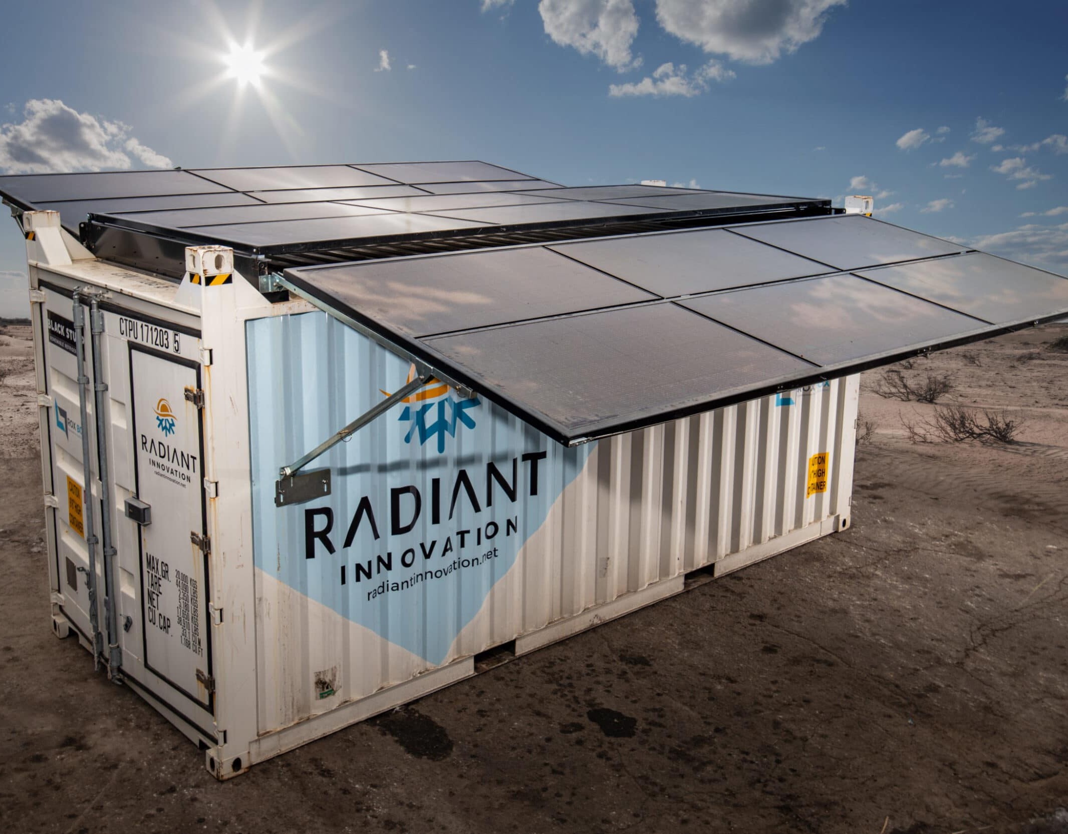 shipping container solar power