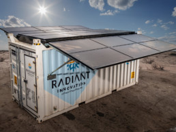shipping container solar power