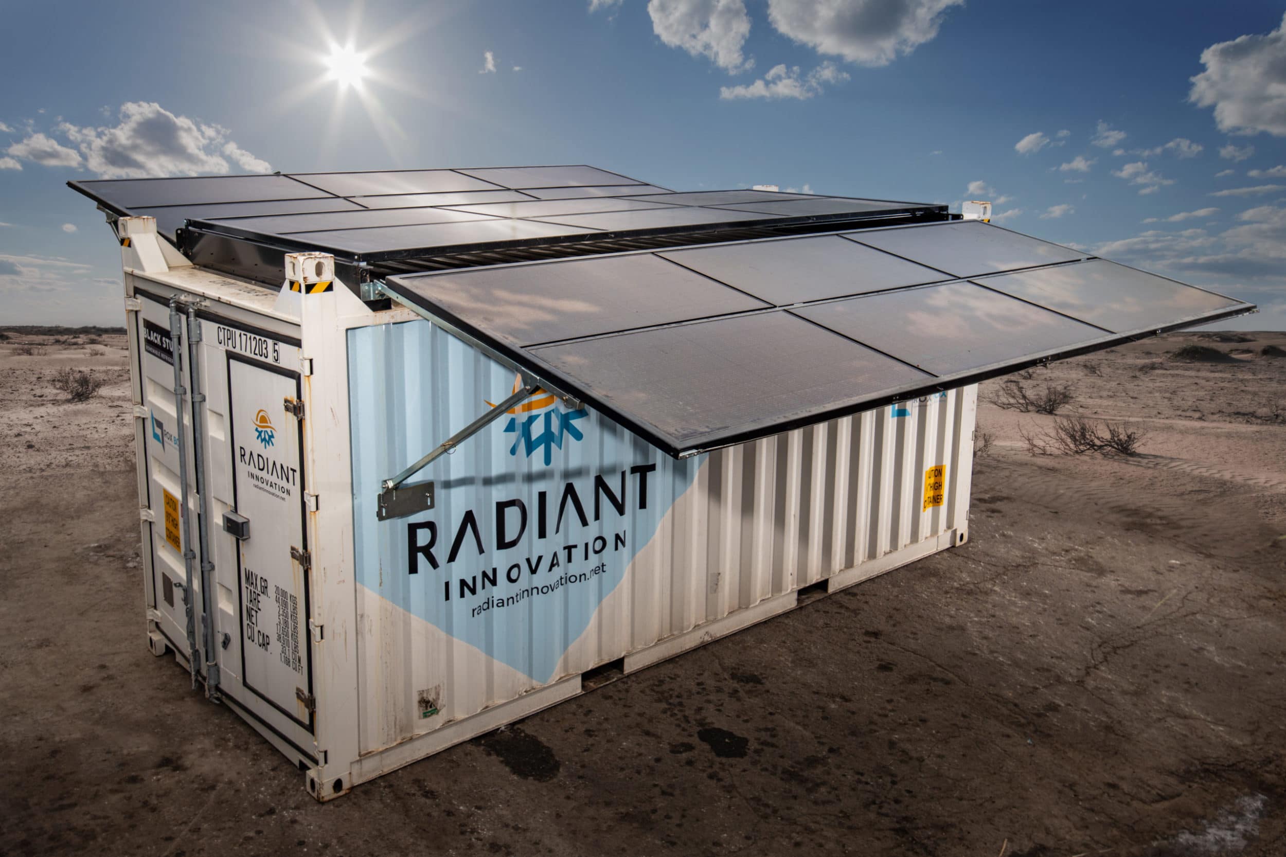 shipping container solar power