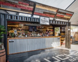 Shipping container bar