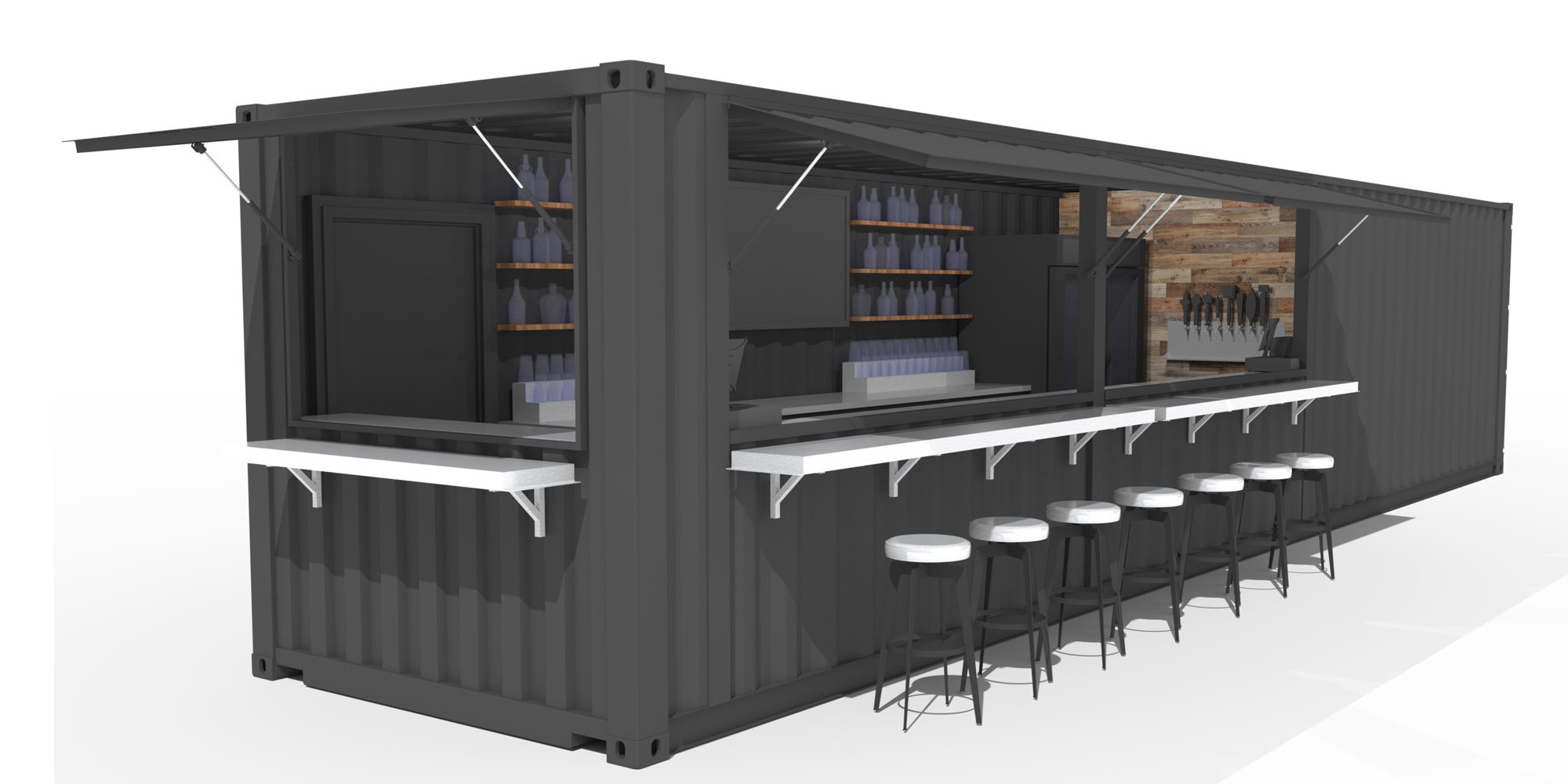 ROXBOX Containers Shipping Container Bar