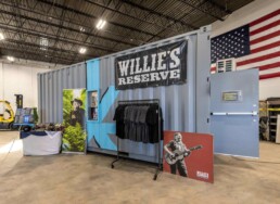 Willie's Reserve takes over ROXBOX Containers' RxBX ghost dispensary, a cannabis dispensary built out of a shipping container.
