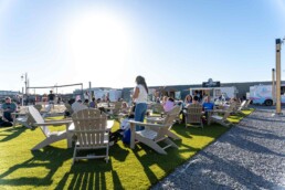 ROXBOX Containers Shipping Container Bar at Smuttynose Brewing Company Beer Garden at Tuscan Village