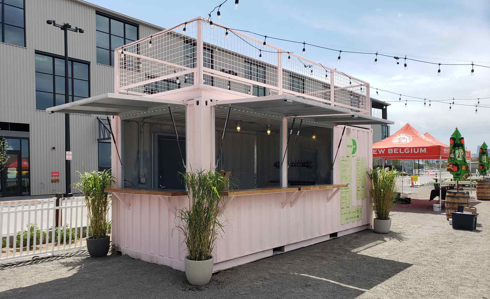 ROXBOX Containers Shipping Container Bar built or Two Parts Denver