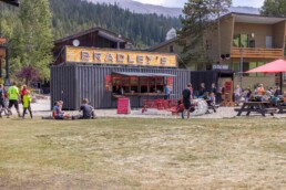 Bradley's custom shipping container kitchen at Winter Park Resort built by ROXBOX Containers.