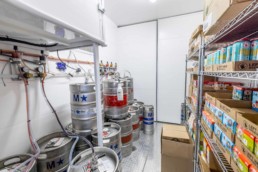 :eft Hand Brewing Company custom shipping container bar built by ROXBOX Containers.
