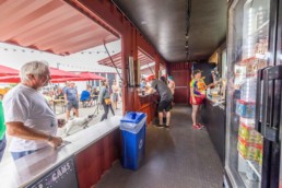 :eft Hand Brewing Company custom shipping container bar built by ROXBOX Containers.