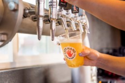 Left Hand Brewing Company custom shipping container bar built by ROXBOX Containers.