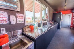 Left Hand Brewing Company custom shipping container bar built by ROXBOX Containers.