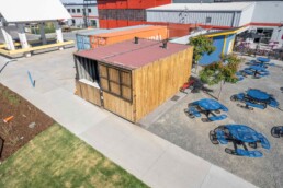 Rolling Smoke BBQ Shipping Container Smokers Built by ROXBOX Containers