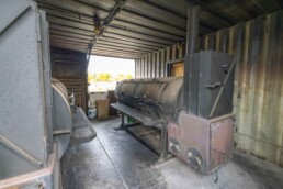 Rolling Smoke BBQ Shipping Container Smokers Built by ROXBOX Containers