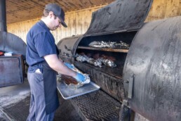 Rolling Smoke BBQ Shipping Container Smokers Built by ROXBOX Containers
