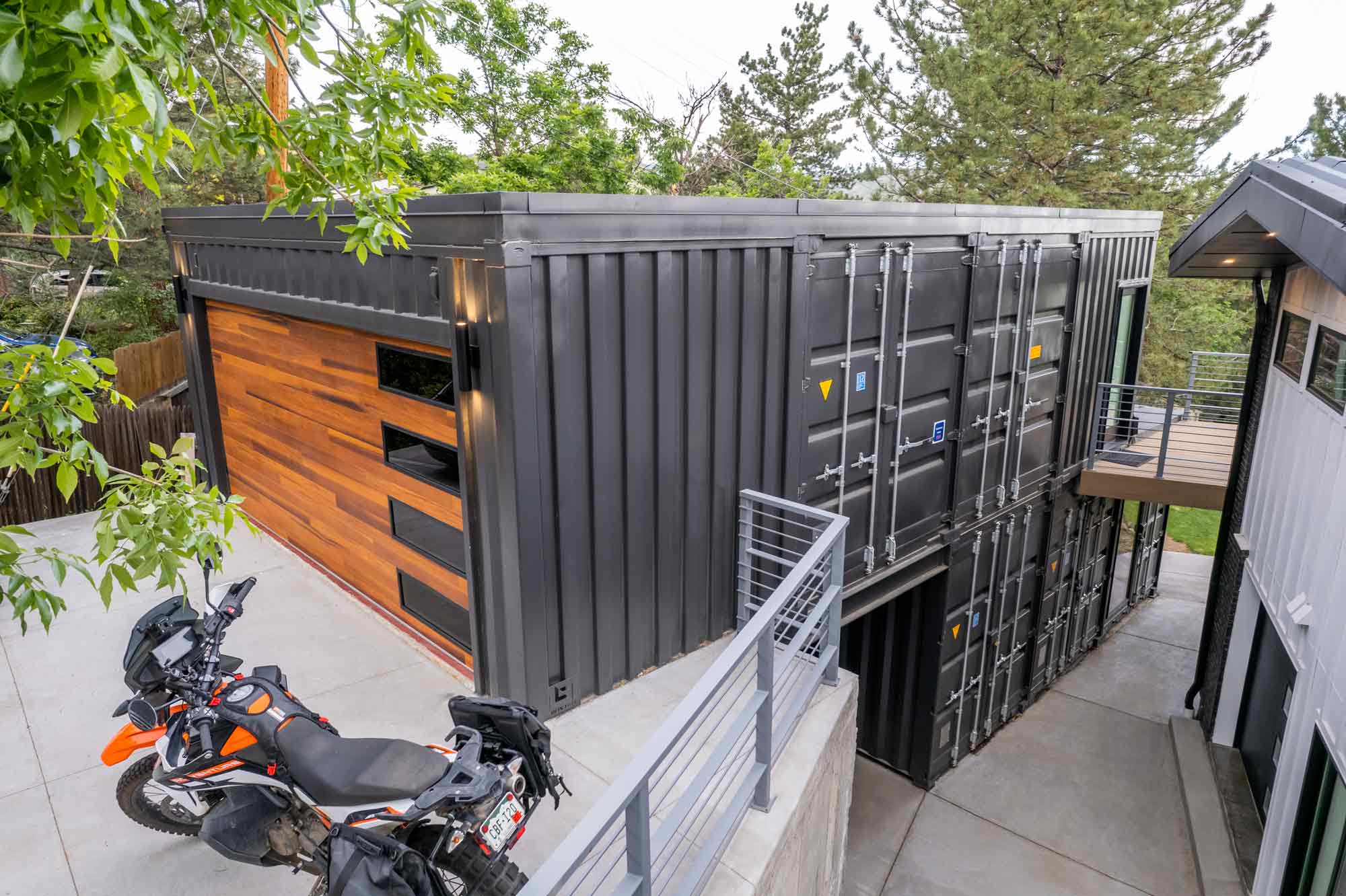 Project Spotlight: Bruder Design House Shipping Container Garage - ROXBOX  Containers