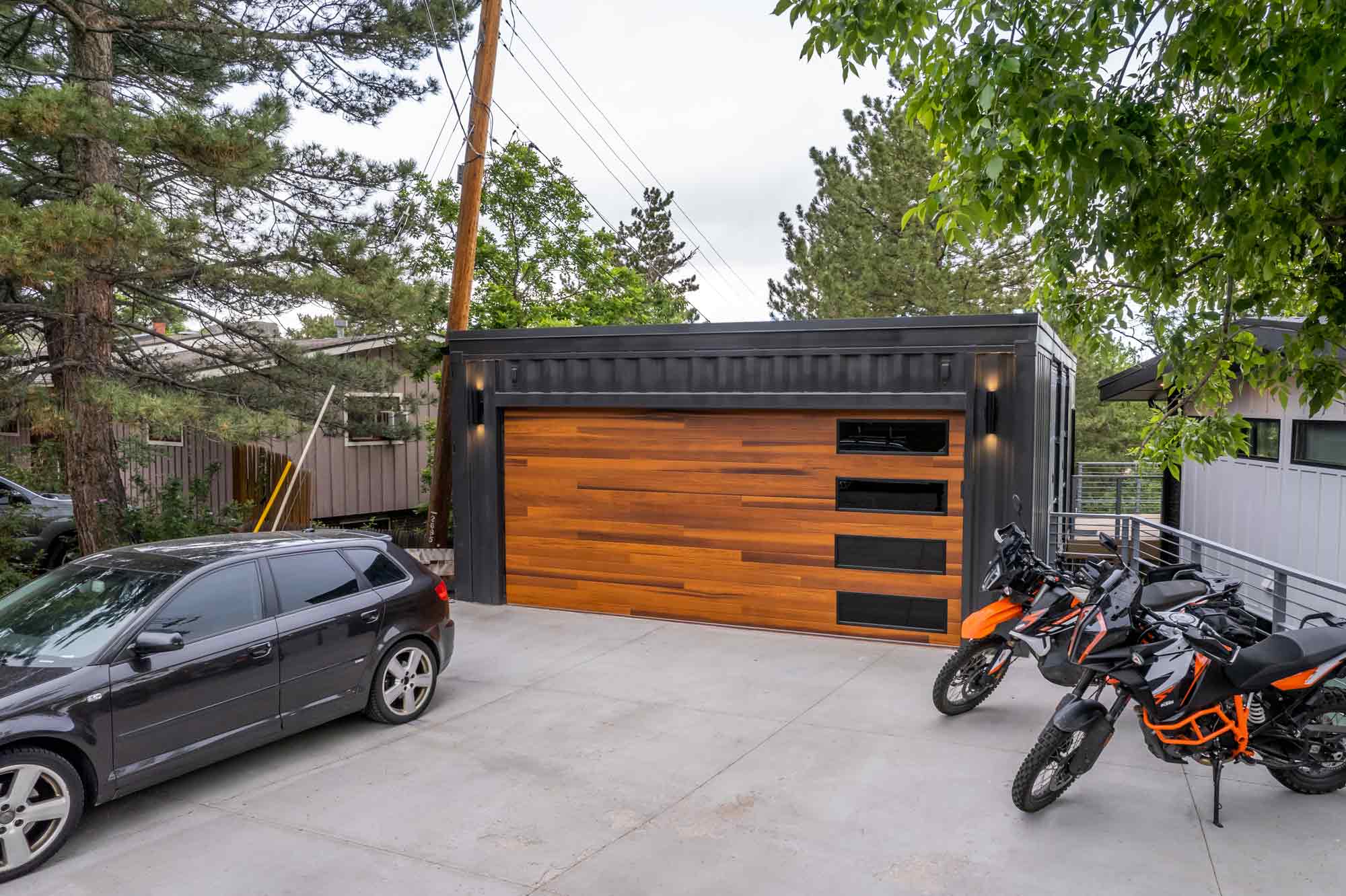 Project Spotlight: Bruder Design House Shipping Container Garage - ROXBOX  Containers