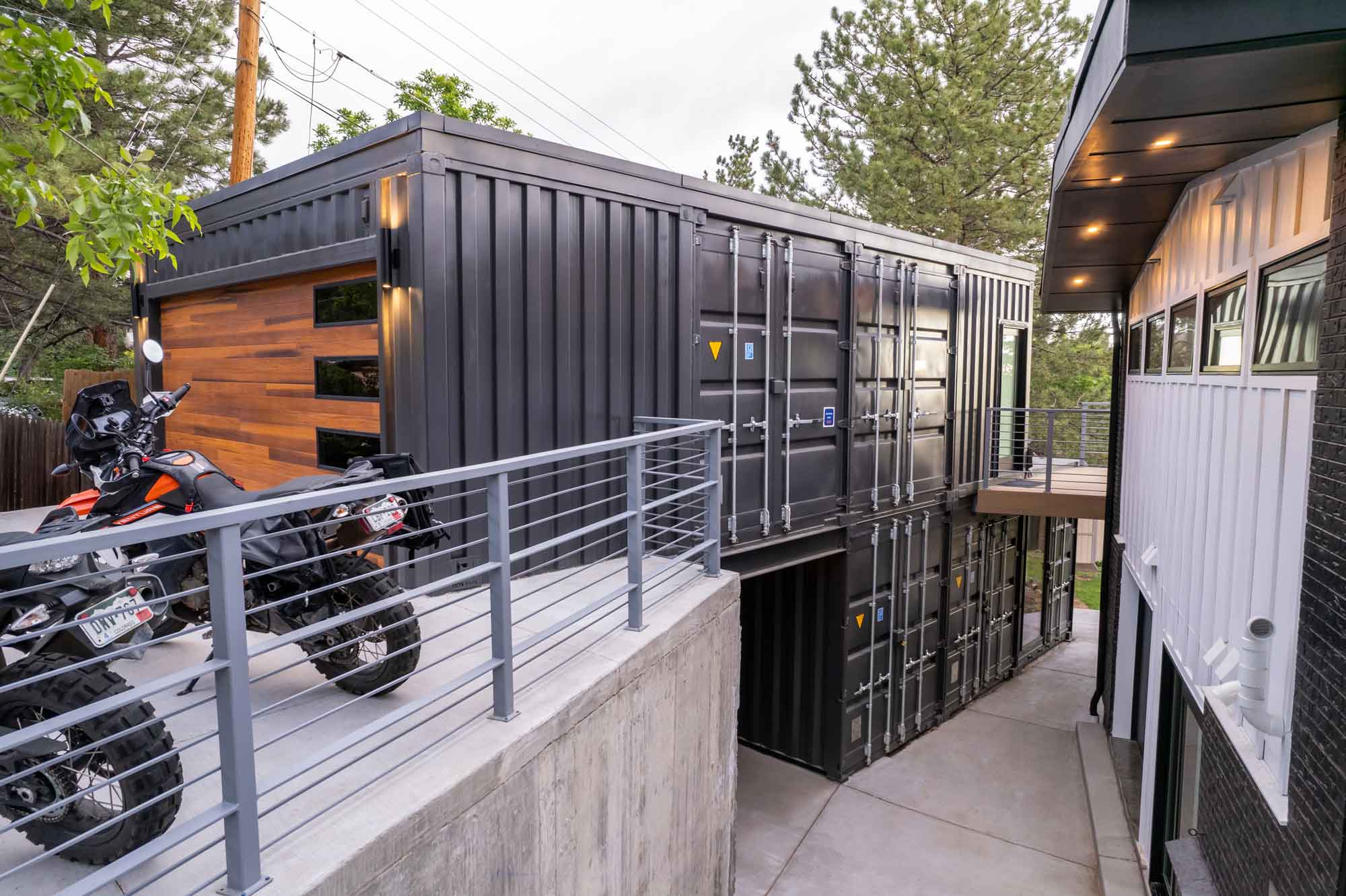 Project Spotlight: Bruder Design House Shipping Container Garage - ROXBOX  Containers