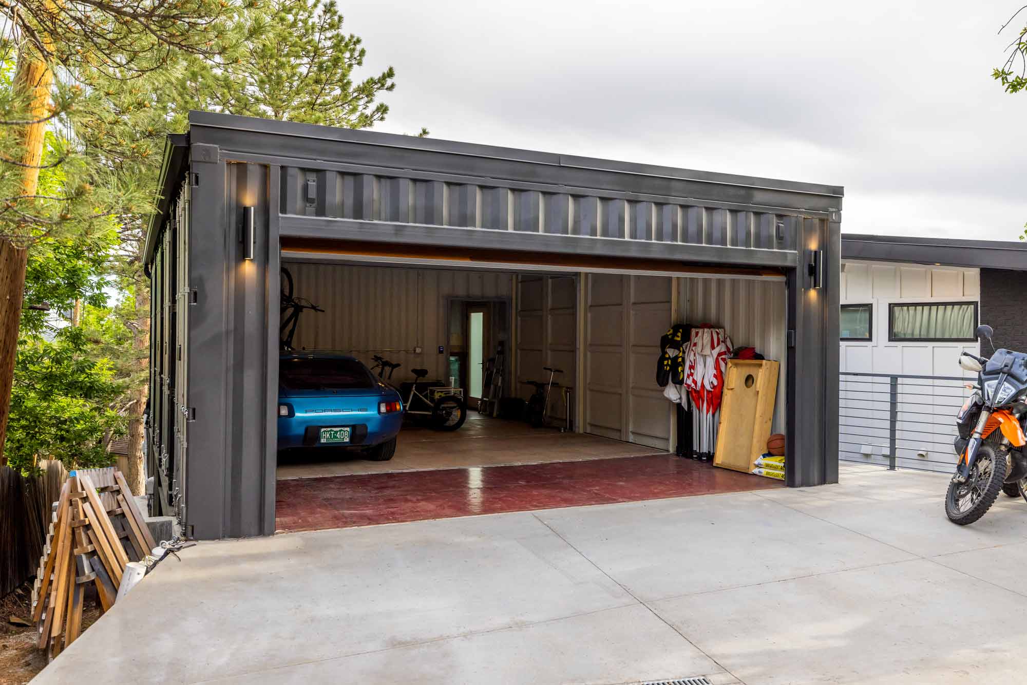 Project Spotlight: Bruder Design House Shipping Container Garage - ROXBOX  Containers